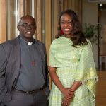 Father Ubald and Immaculee Ilibagiza